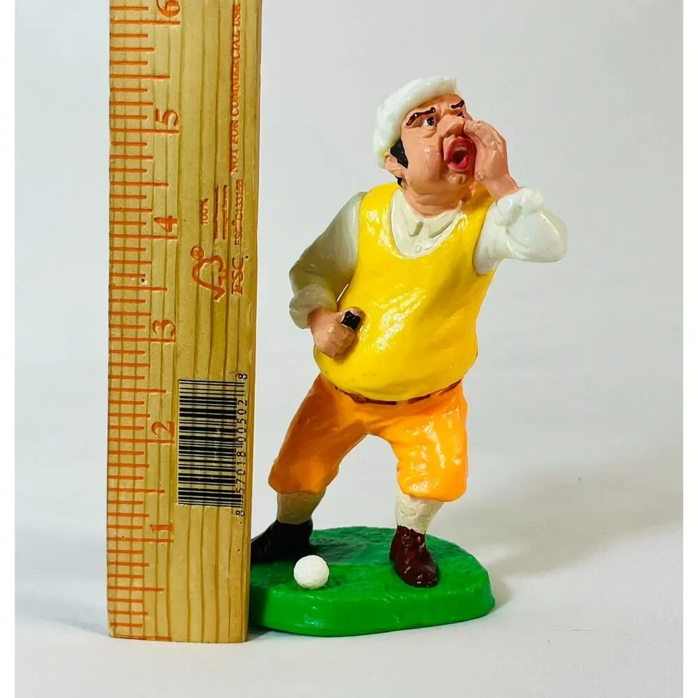 Vintage 1974 Wilton Golf Cake Decorating Accessories Club Flag Golfer